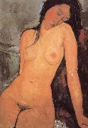 Amedeo Modigliani, seated female nude